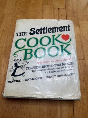 Vintage 1965 Settlement Cook Book Simon & Schuster Classic Recipes Hardcover